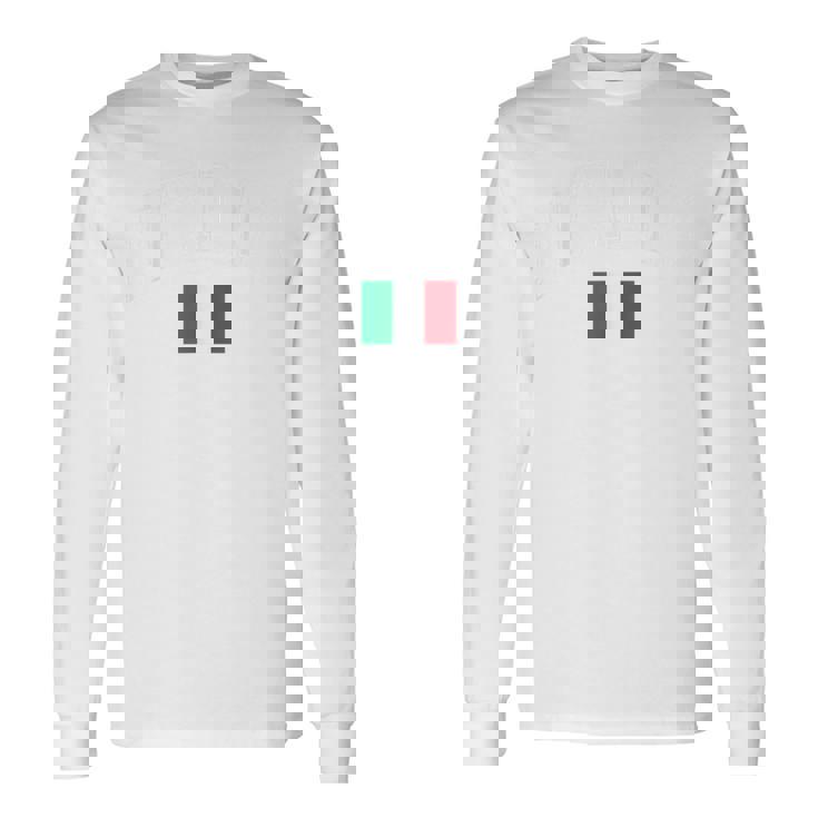 Italy Italian Flag Italia Long Sleeve T-Shirt
