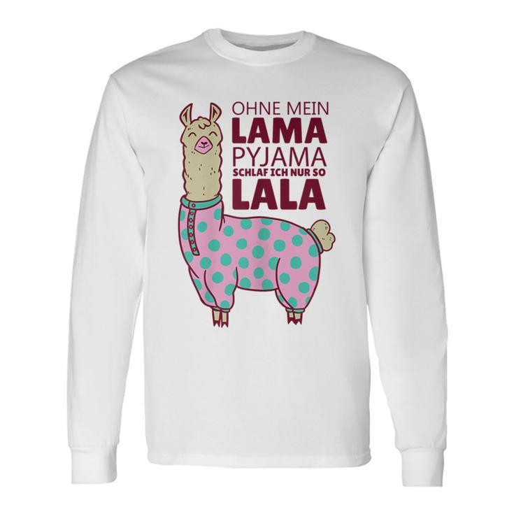 Lama Lama Pyjamas Alpaca Sleep Langarmshirts Geschenkideen