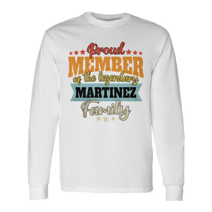 Martinez Surname Martinez Langarmshirts Geschenkideen