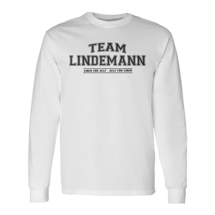 Team Lindemann Proud Family Last Name Gray Langarmshirts Geschenkideen