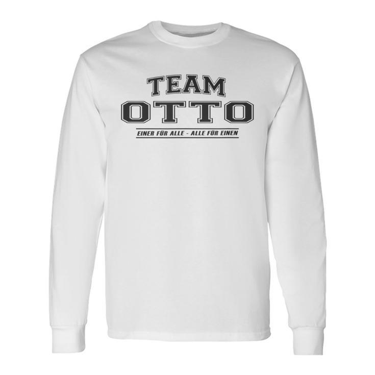 Team Otto Stolze Familie Nachname Geschenk Langarmshirts Geschenkideen