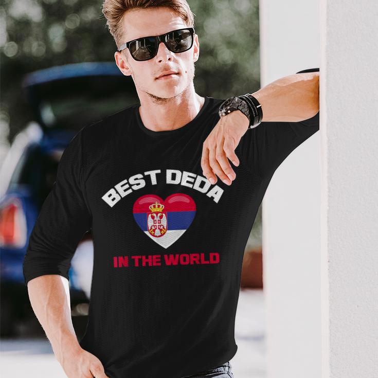 Bester Deda Der Welt S Langarmshirts Geschenke für Ihn