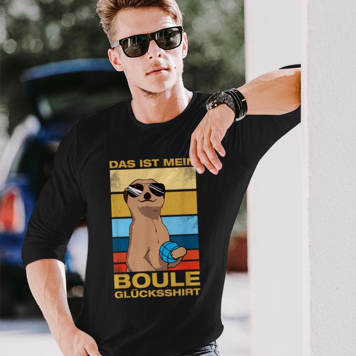 Boule Lucky Petanque Langarmshirts Geschenke für Ihn