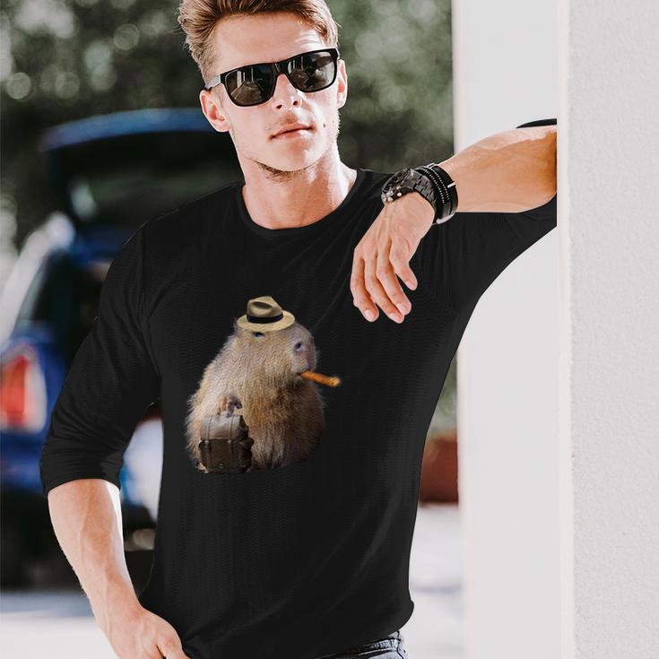 Capybara Man Wallet Cute Langarmshirts Geschenke für Ihn