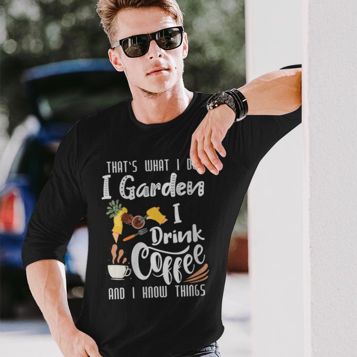 Damen Das Ist Was Ich Mache Ich Lese Bücher Ich Trinke Kaffee Ich Weiß Ding Mit-Ausschnitt Langarmshirts Geschenke für Ihn