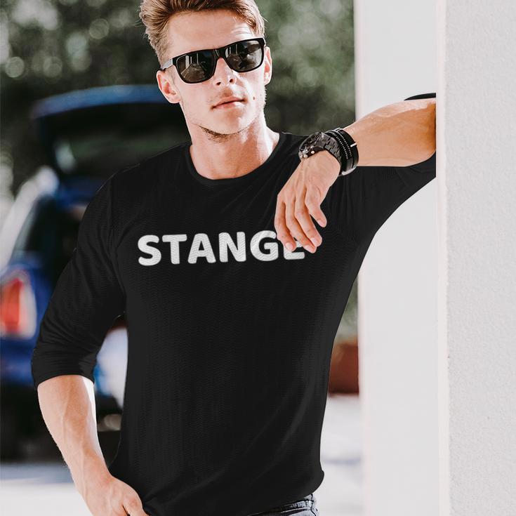 Damen Stange Nachname Team Stange Ehe Familienfeier Retro Mit-Ausschnitt Langarmshirts Geschenke für Ihn