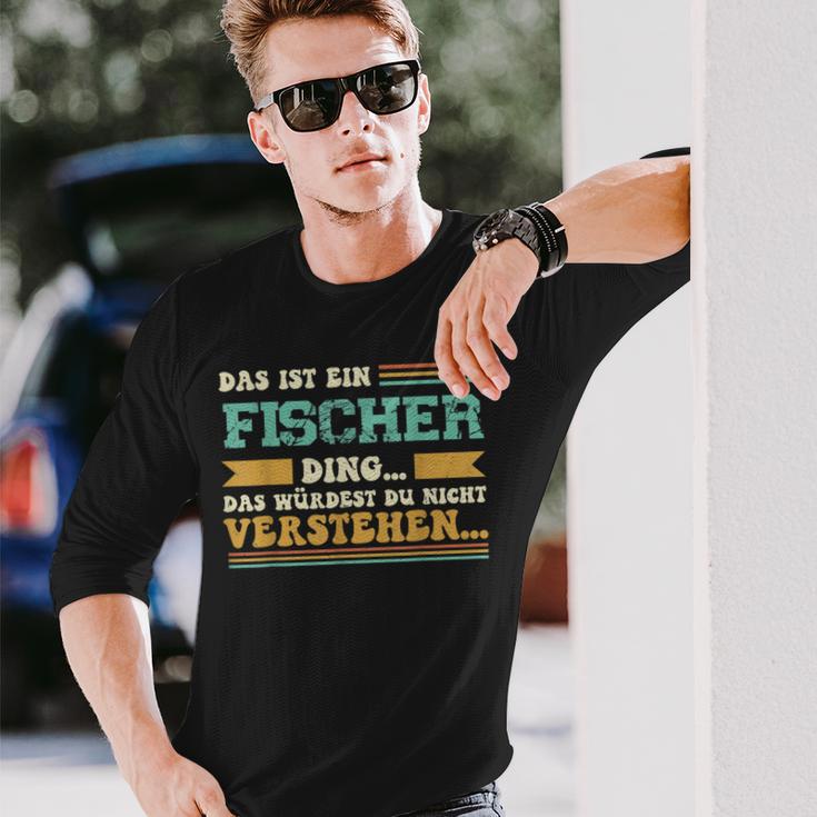 Das Ist Ein Fischer Ding Das Ist Ein Fischer Ding Langarmshirts Geschenke für Ihn