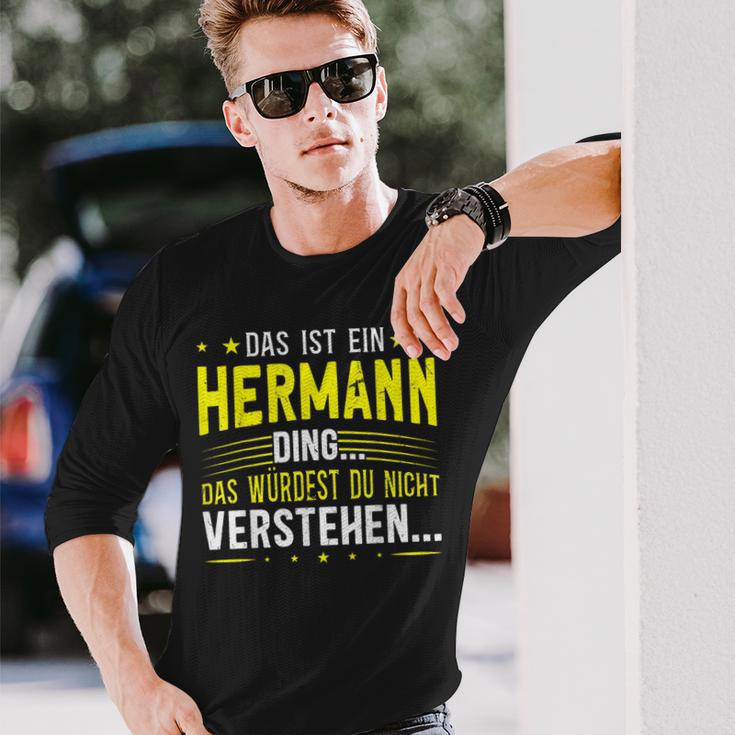 Das Ist Ein Hermann Ding Das Ist Ein Hermann Ding S Langarmshirts Geschenke für Ihn