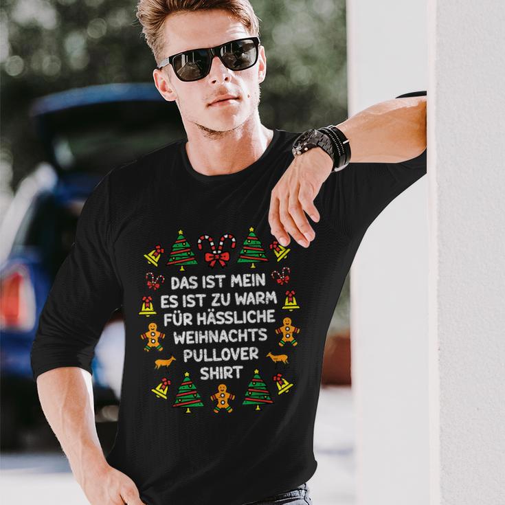 Das Ist Mein Es Ist Zu Warm Für Ugly Christmas Langarmshirts Geschenke für Ihn