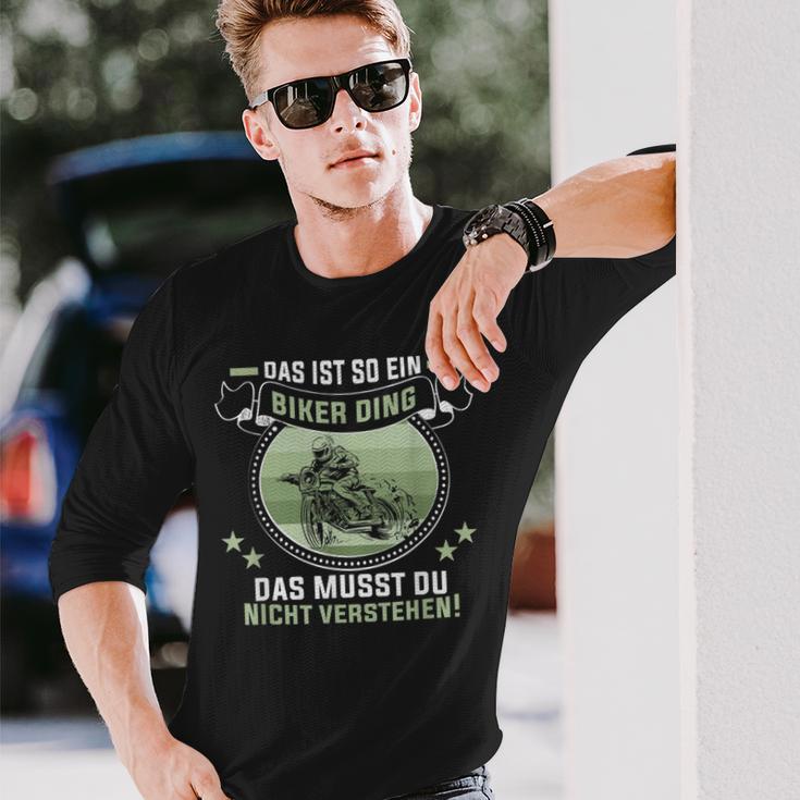 Das Ist So Ein Biker Ding Motorradfahrer Biker Langarmshirts Geschenke für Ihn