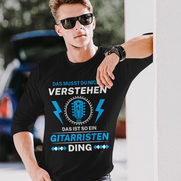 Das Ist So Ein Gitarristen Ding Bassisten Gitarrist Langarmshirts Geschenke für Ihn