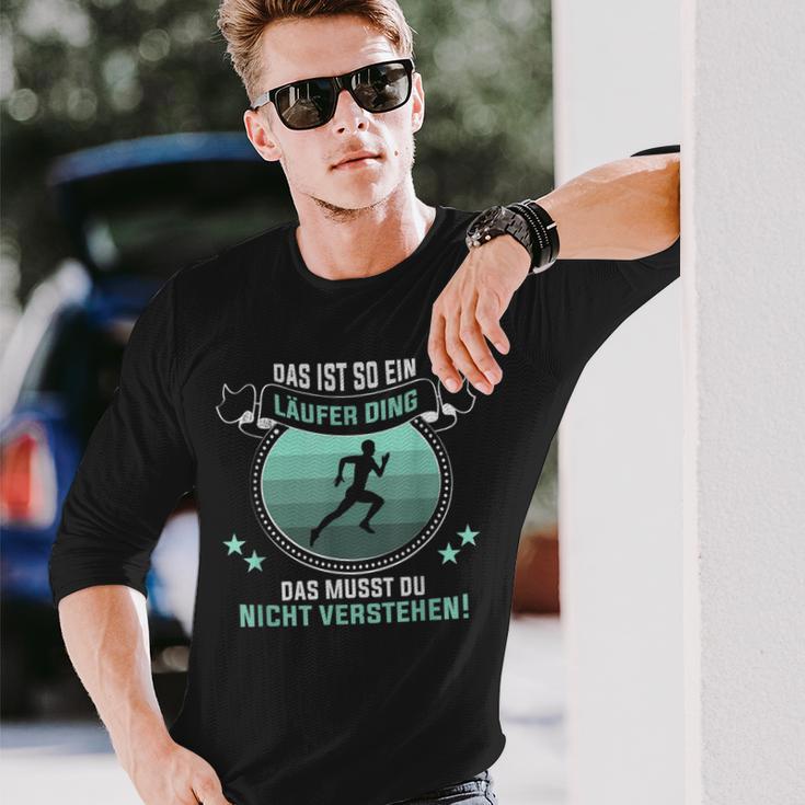 Das Ist So Ein Läufer Ding Jogging Runner Langarmshirts Geschenke für Ihn