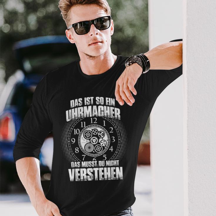 Das Ist So Ein Uhrmacher Ding Langarmshirts Geschenke für Ihn