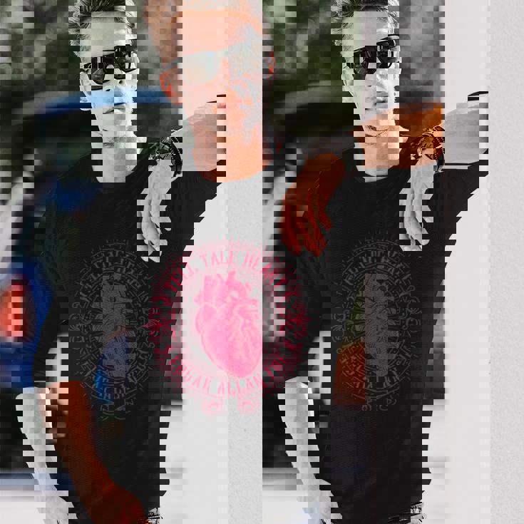 Edgar Allan Poe Tell-Tale Heart Littéraire T-shirt à manches longues Cadeaux pour lui