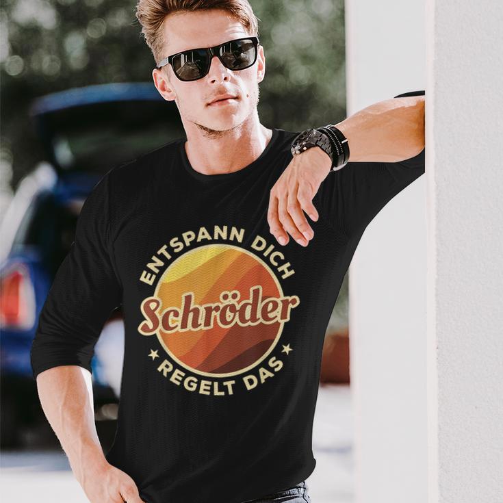 Entspann Dich Schröder Regelt Das Langarmshirts Geschenke für Ihn