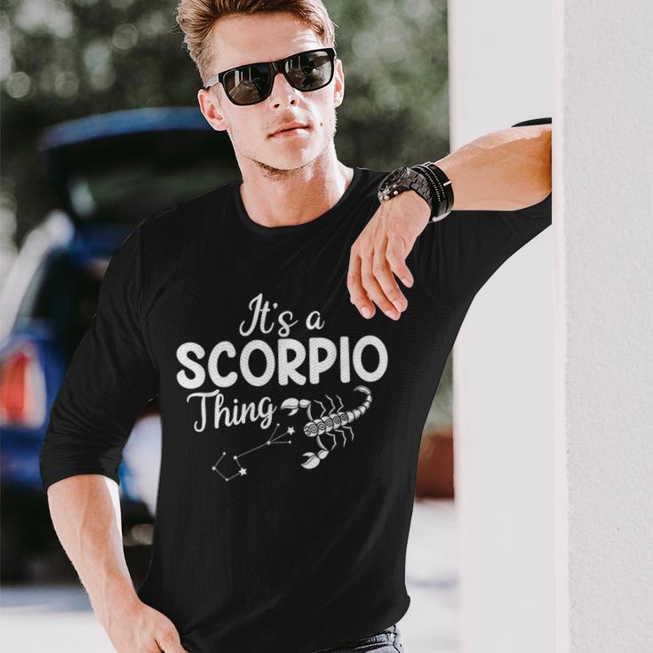 Es Ist Ein Skorpion Ding Sternzeichen Astrologie Langarmshirts Geschenke für Ihn