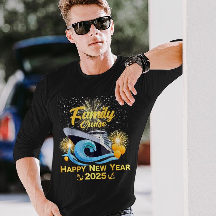 Family Cruise Happy New Year 2025 Long Sleeve T-Shirt - Monsterry