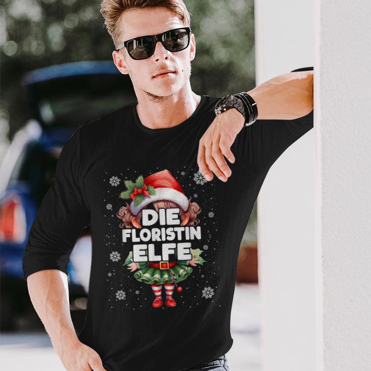 Floristin Elfe Weihnachten Elfen & Weihnachtselfen Langarmshirts Geschenke für Ihn