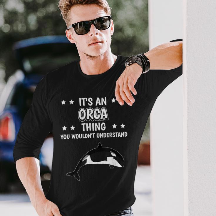 With Slogan Ist So Ein Orca Ding Langarmshirts Geschenke für Ihn