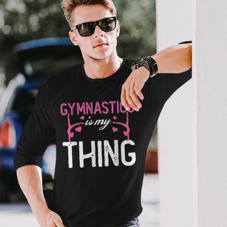 Gymnastik Ist Mein Ding Akrobatik Akrobatin Turnen Langarmshirts Geschenke für Ihn