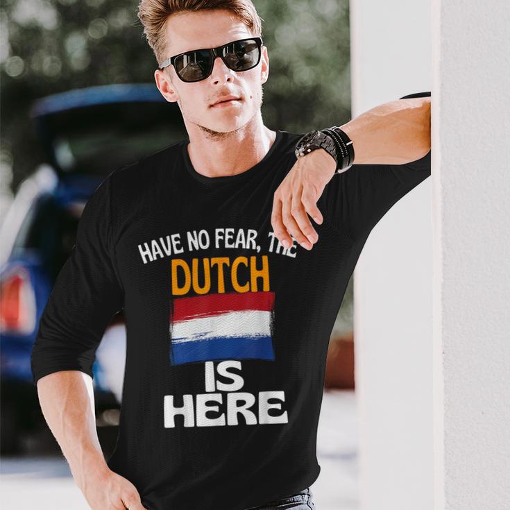 Hab Keine Angst Die Hollander Sind Hier Holland Langarmshirts Geschenke für Ihn