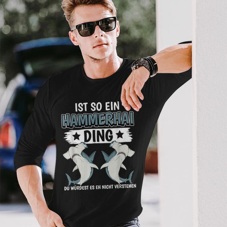 Hammerhaie Sachen Ist So Ein Hammerhai Ding Hammerhai Langarmshirts Geschenke für Ihn