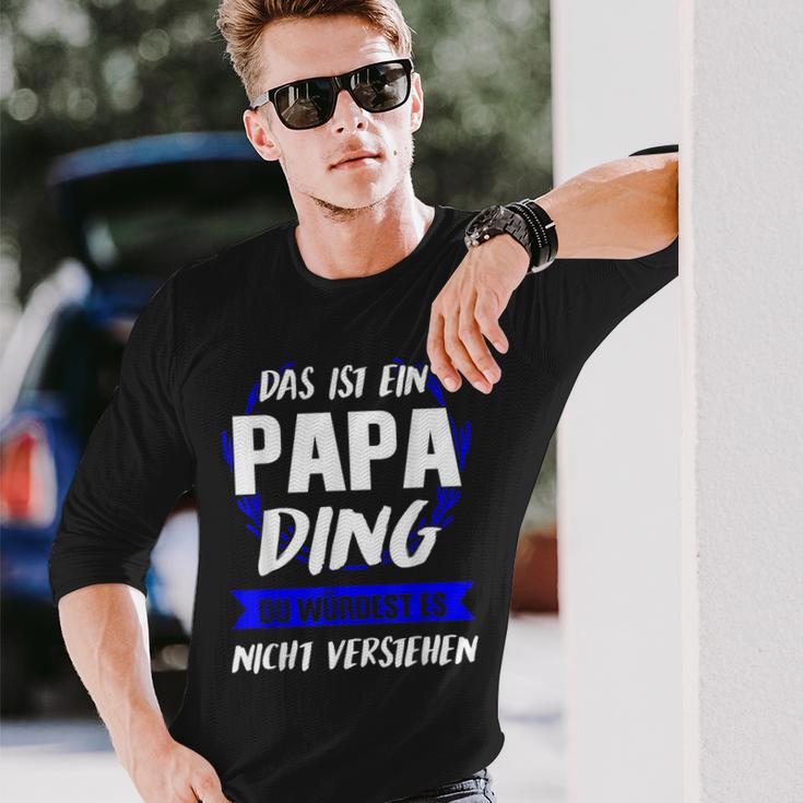 Herren Das Ist Ein Papa Ding Papa Eltern Langarmshirts Geschenke für Ihn