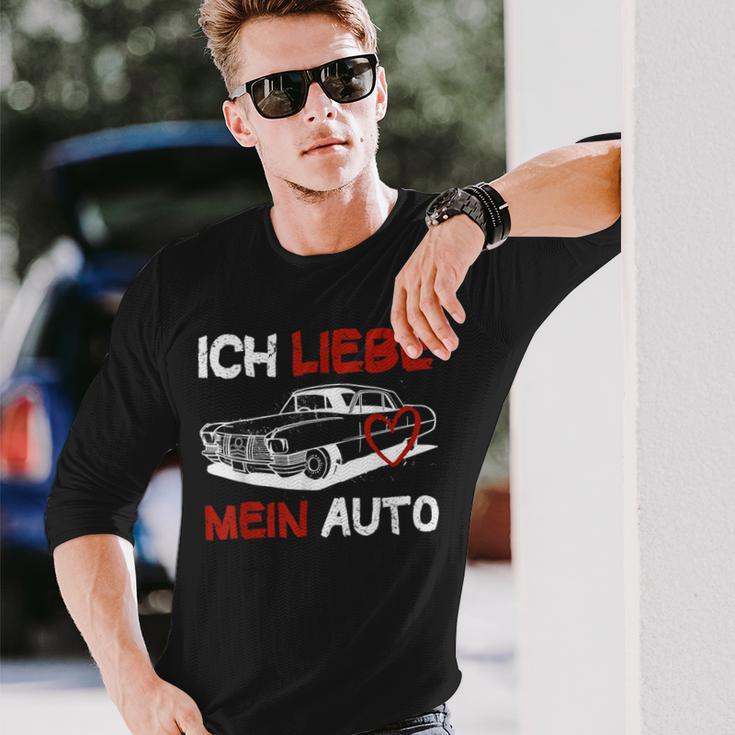 Ich Liebe Mein Auto Langarmshirts Geschenke für Ihn