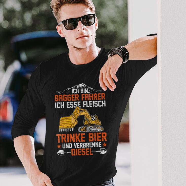 Ich Trinke Bier Underbrenne Diesel Langarmshirts Geschenke für Ihn