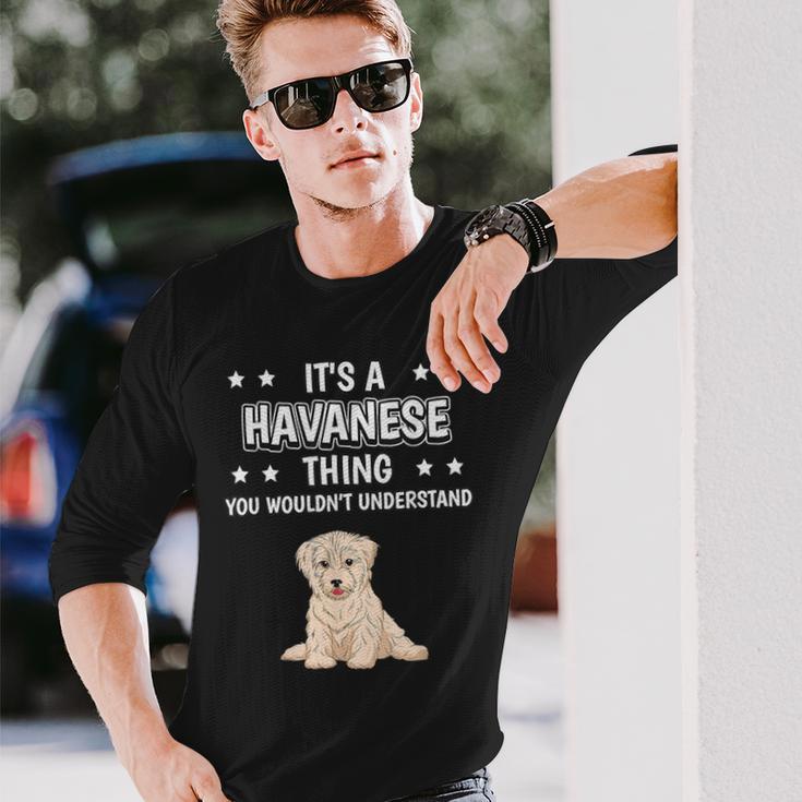 Ist So Ein Havaneser Ding Lustiger Spruch Havaneser Langarmshirts Geschenke für Ihn