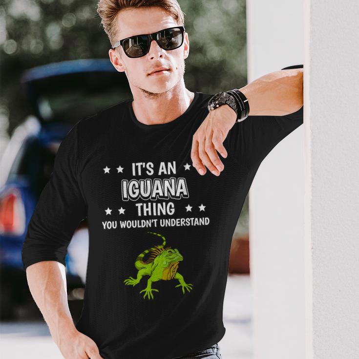 Ist So Ein Leguan Ding Lustiger Spruch Leguane Langarmshirts Geschenke für Ihn