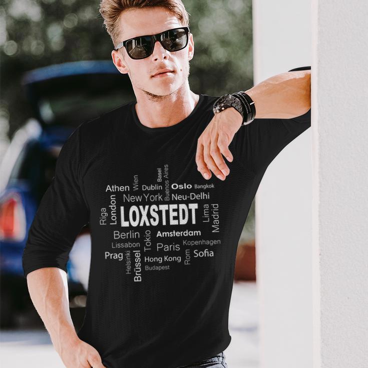 Loxstedt New York Berlin Loxstedt Meine Hauptstadt Langarmshirts Geschenke für Ihn