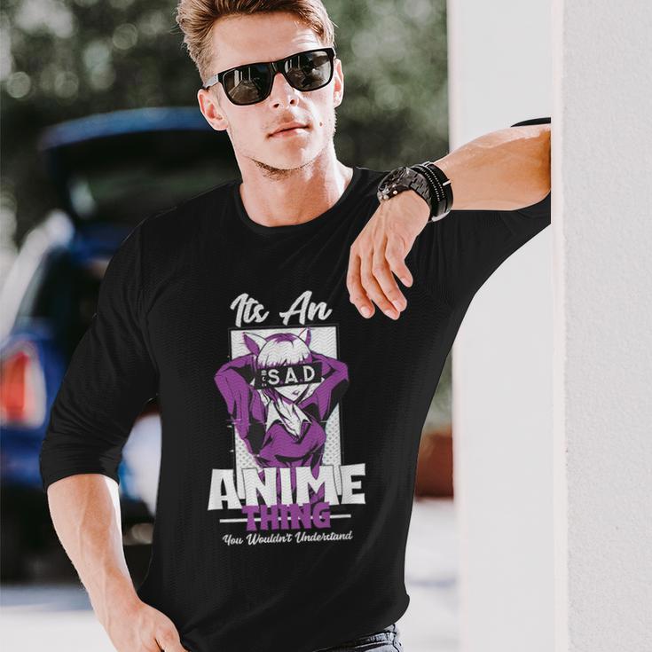 Manga Otaku Liebhaber Ist Ein Anime-Ding Japanisch Kawaii Langarmshirts Geschenke für Ihn