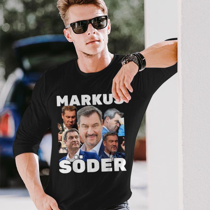 Markus Söder Fan Merch Langarmshirts Geschenke für Ihn