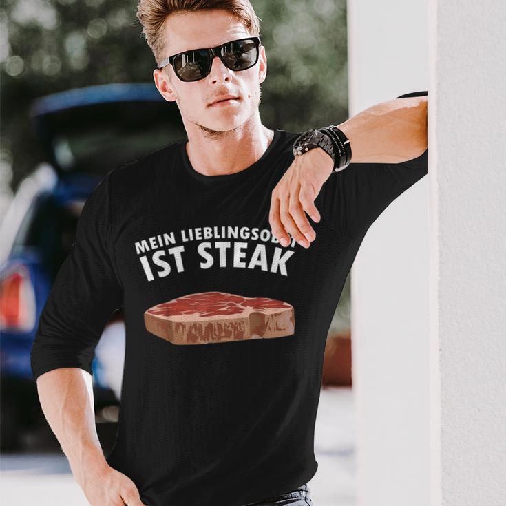 Mein Lieblingsobst Ist Steak Butcher Langarmshirts Geschenke für Ihn