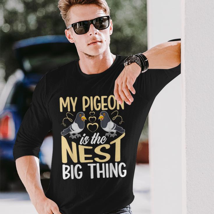 Meine Taube Ist Das Nächste Große Ding German Langarmshirts Geschenke für Ihn