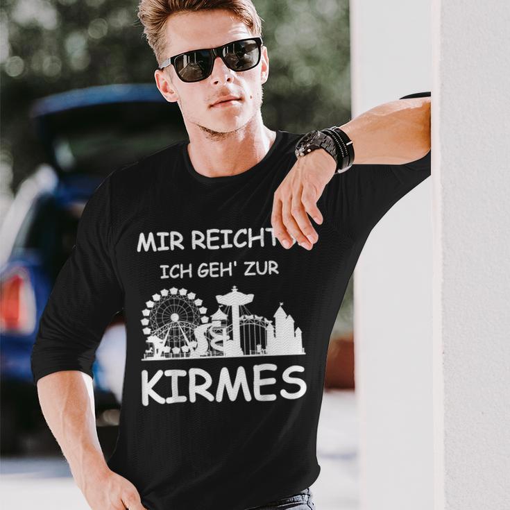 Mir Reicht's Ich Geh Zur Kirmes Retro Saying Langarmshirts Geschenke für Ihn