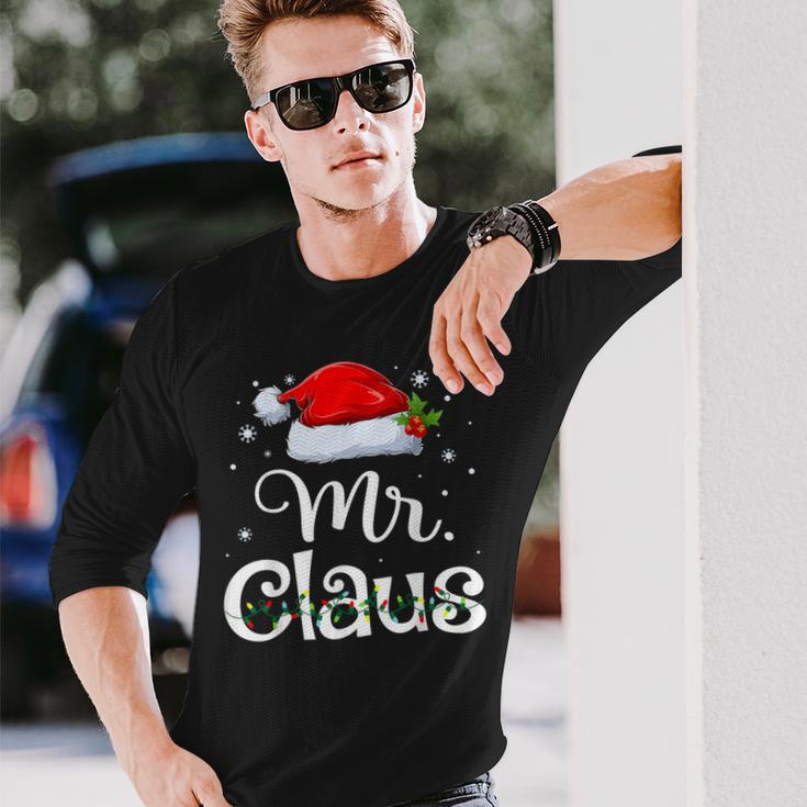 Mr And Mrs Claus Pyjama Santa Langarmshirts Geschenke für Ihn