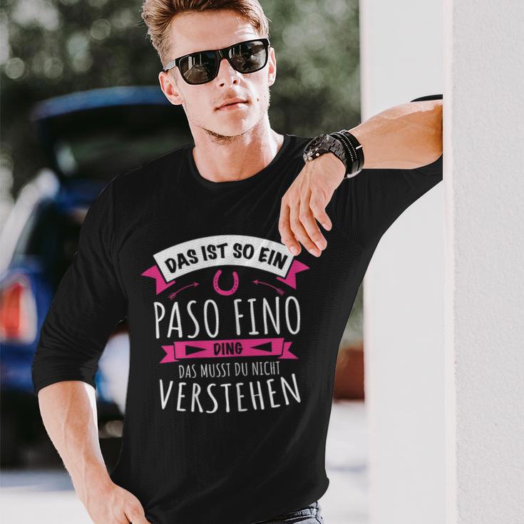 Paso Fino Pferd Pferderasse Das Ist So Ein Paso Fino Ding Langarmshirts Geschenke für Ihn