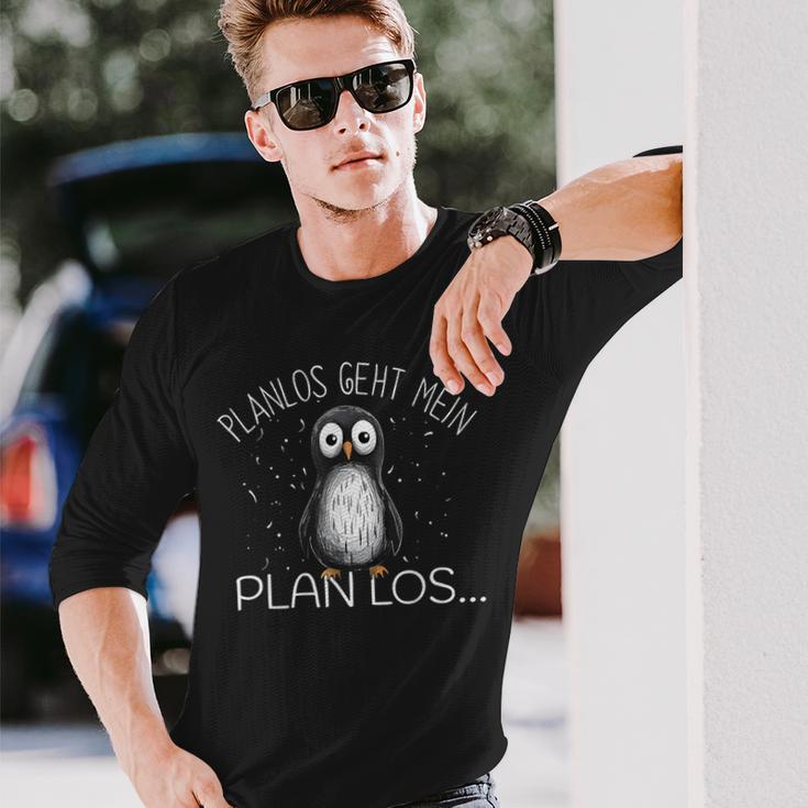 Planlos Geht Mein Plan Los Lustiger Langarmshirts Geschenke für Ihn