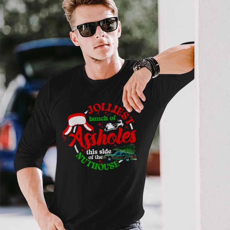 Retro Jolliest Bunch Of Assholes This Side Of The Nut House Long Sleeve ...