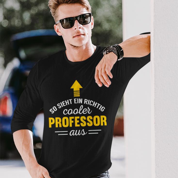 So Sieht Ein Cooler Professor Aus Langarmshirts Geschenke für Ihn