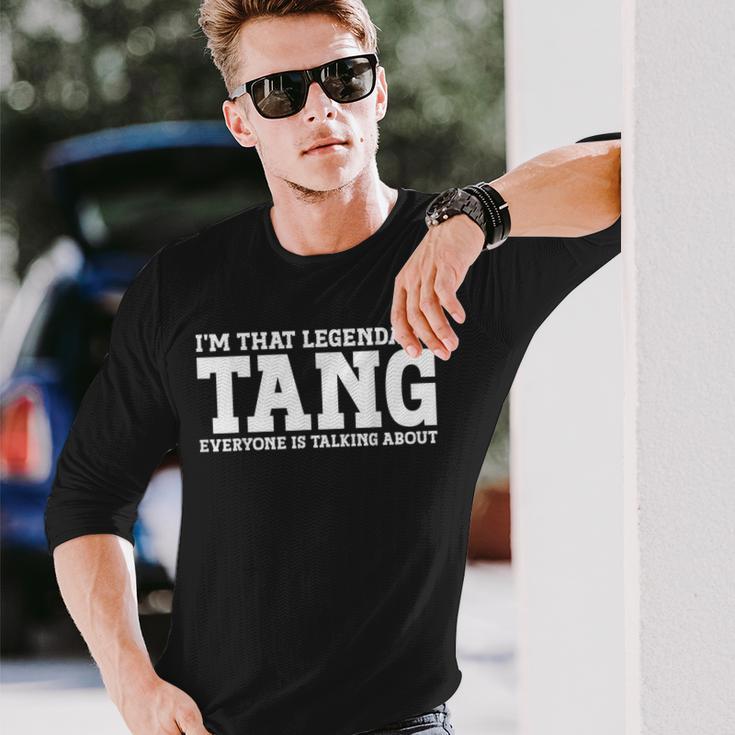 Tang Nachname Team Familie Nachname Tang Langarmshirts Geschenke für Ihn