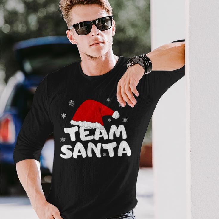 Team Santa Xmas Christmas Langarmshirts Geschenke für Ihn