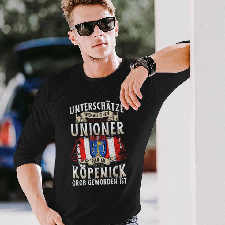 Unterschätze Niemals Einen Unioner Aus Köpenick Football Fans Langarmshirts Geschenke für Ihn