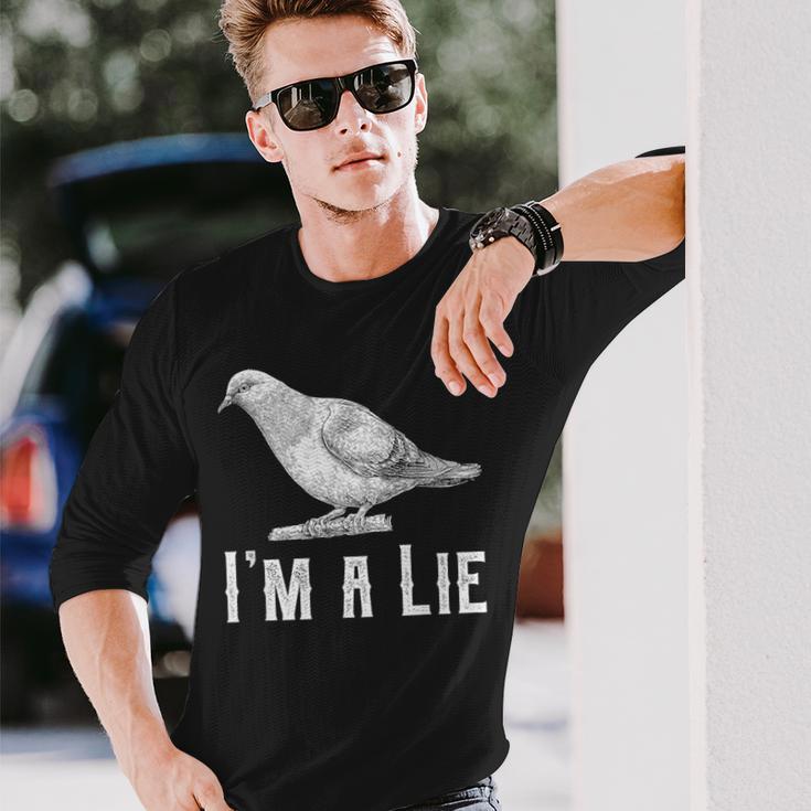 Vintage I Am A Lie Bird Aren't Real Spies Great Langarmshirts Geschenke für Ihn