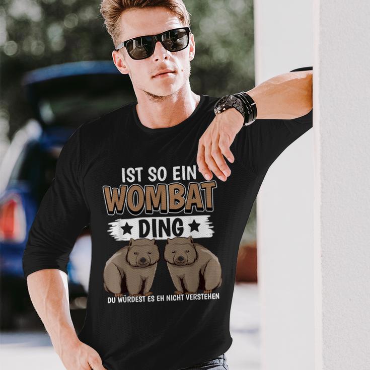 Wombats Australia Sachen Ist Such A Wombat Ding Wombat S Langarmshirts Geschenke für Ihn