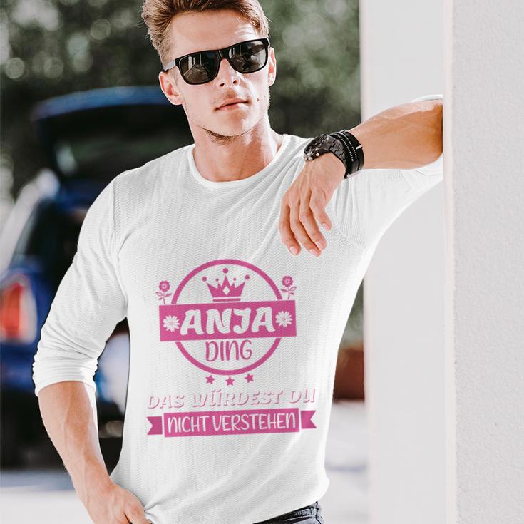 Anja Name First Name Name Day Das Ist Ein Anja Ding Langarmshirts Geschenke für Ihn