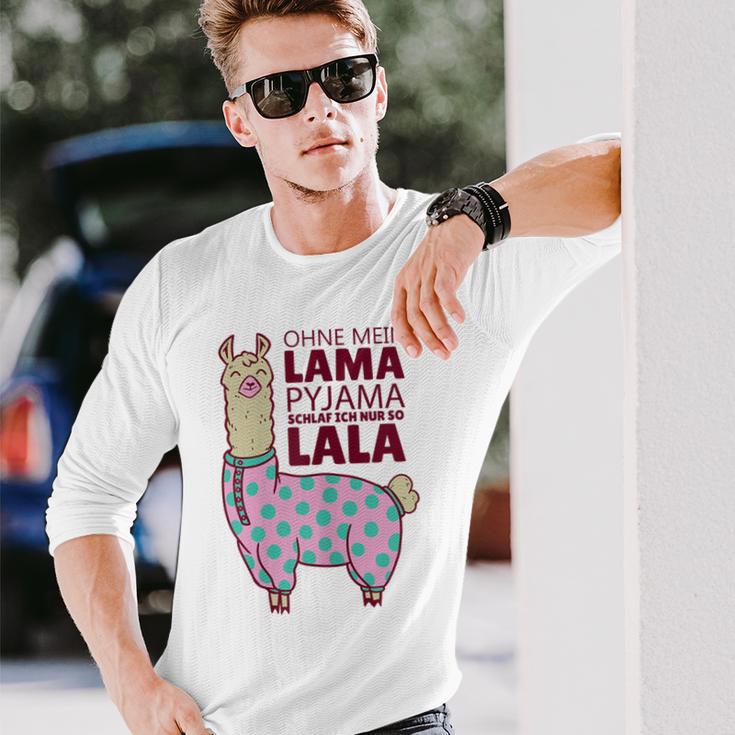 Lama Lama Pyjamas Alpaca Sleep Langarmshirts Geschenke für Ihn