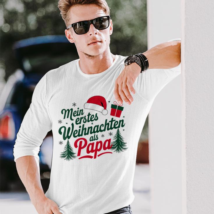 Mein Erstes Weihnachten Als Papa Langarmshirts Geschenke für Ihn